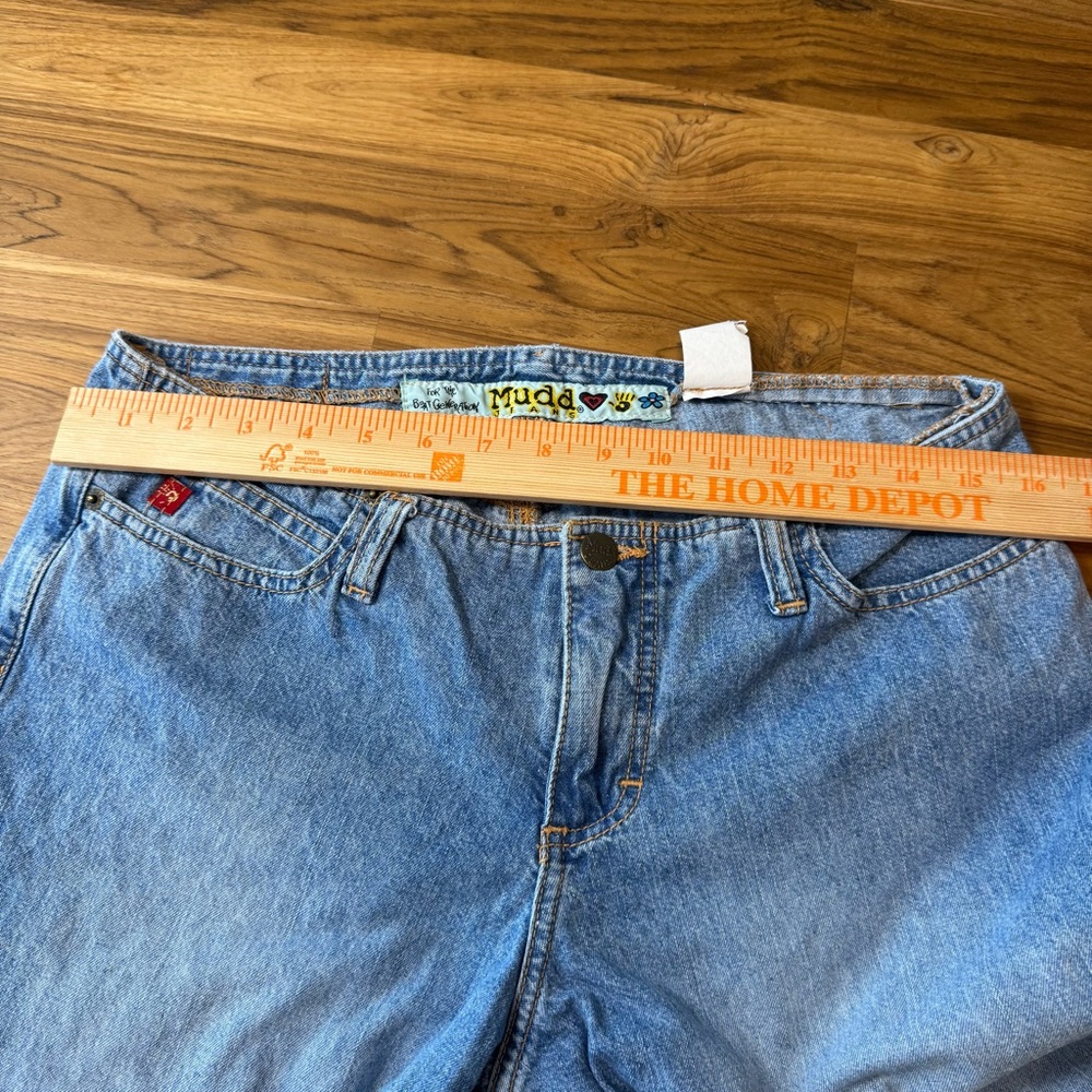 Mudd Jeans Vintage Y2K Jeans Juniors 11 Flare w/ Tie Up Legs 31” Inseam - Picture 12 of 12